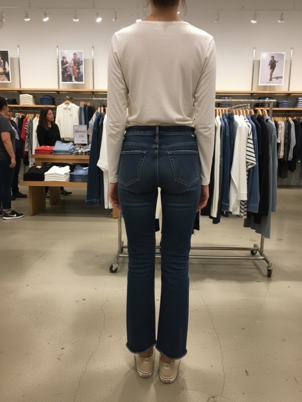 NWOT Mother The Insider Crop Step Chew Size 28 - Picture 5 of 10